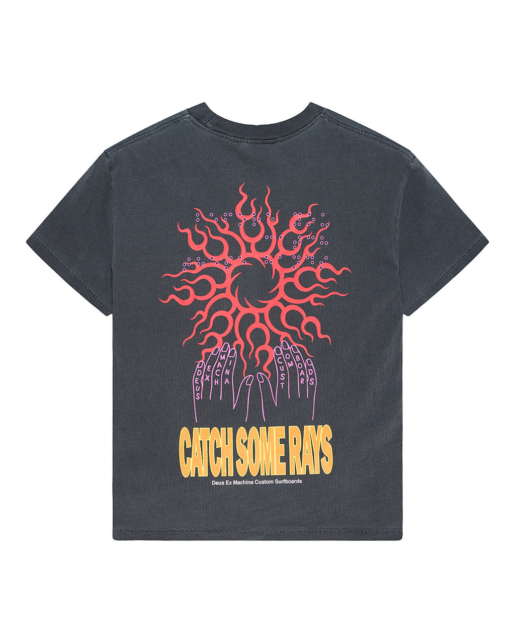 Catchin Rays Tee - Anthracite Grey - Deus Ex Machina