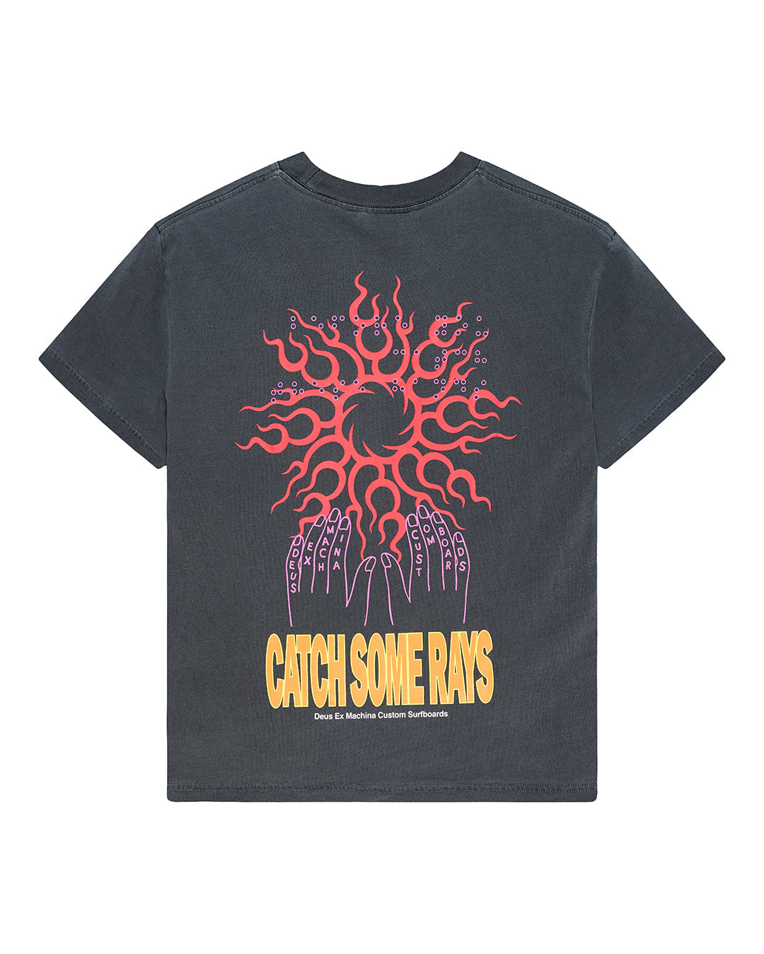 Catchin Rays Tee - Anthracite Grey - Deus Ex Machina