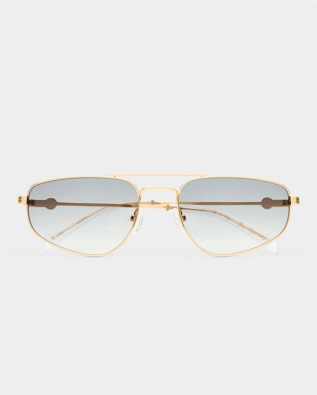 The Harvey Sunglasses - Gold Smoke