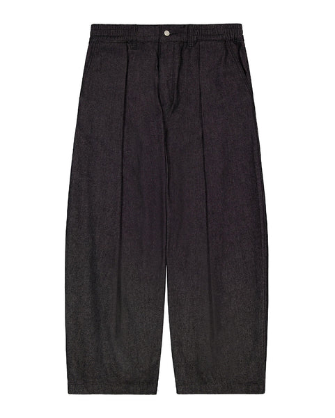 Checks Downtown Hakama Pleated Pants - Black Denim | Wally NZ