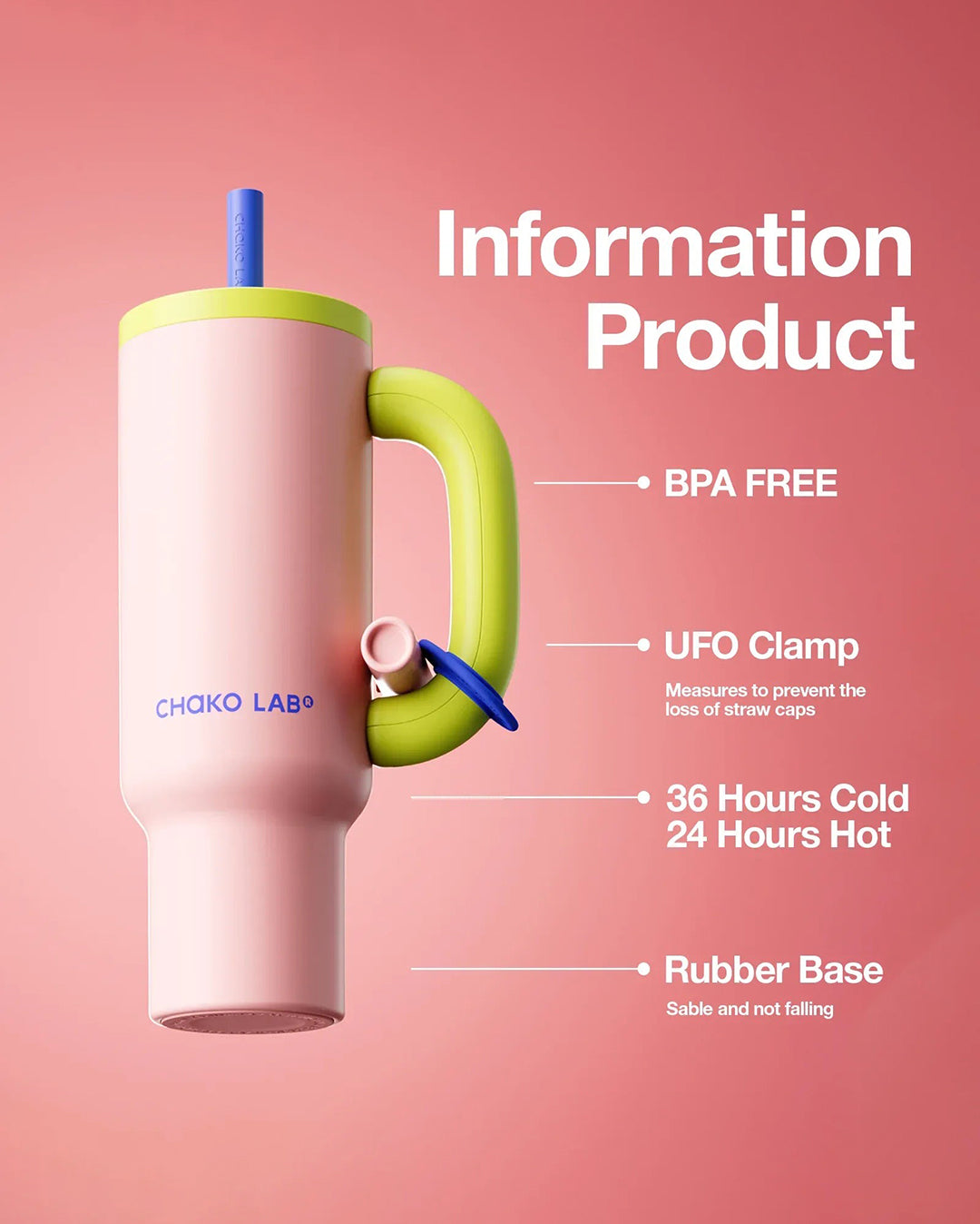 Chako Lab Bawang Tumbler 1100ml - Pink Purple - Chako Lab