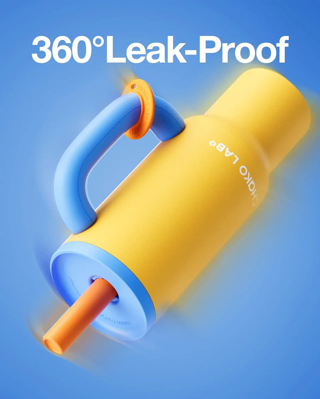 Chako Lab Bawang Tumbler 1100ml - Yellow Blue - Chako Lab