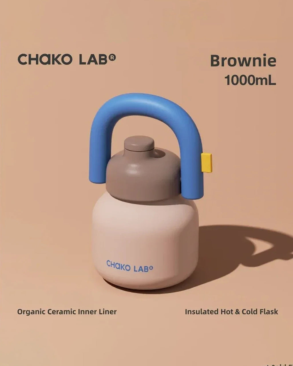 Chako Lab LinLin Kettle - Blue and Brown - Chako Lab