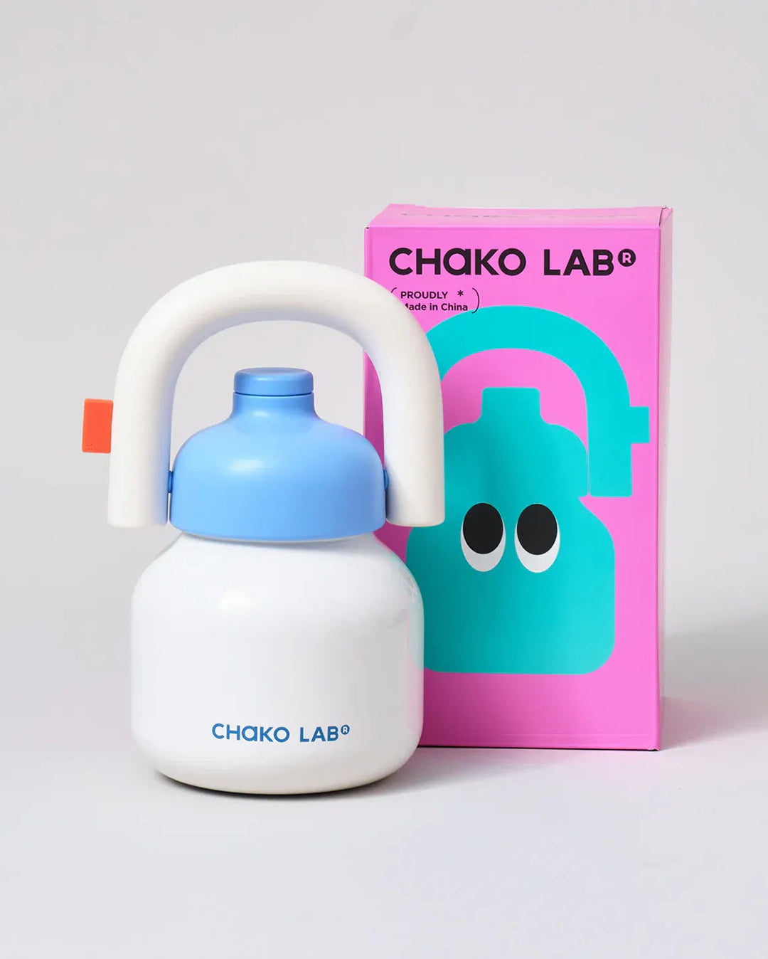 Chako Lab LinLin Kettle 1000ml - White & Blue | Wally NZ