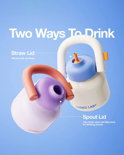 Chako Lab LinLin Kettle 1000ml - White & Blue - Chako Lab