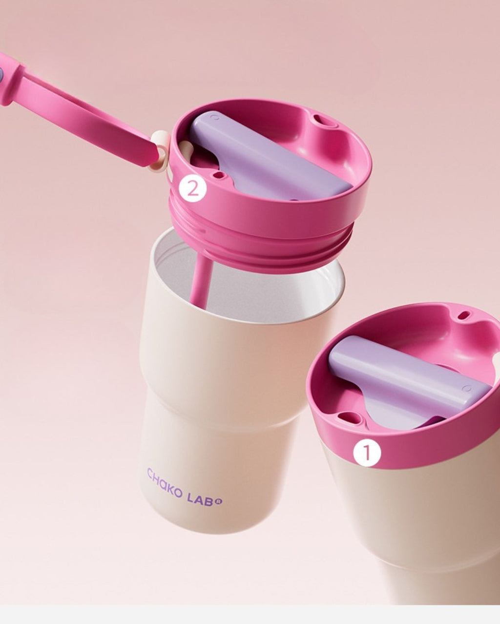 Chako Lab Twist Tumbler - Blue Pink - Chako Lab
