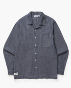 Chambray Resort Shirt - Dark Blue - Service Works
