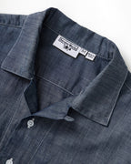 Chambray Resort Shirt - Dark Blue - Service Works