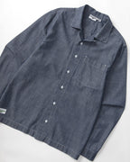 Chambray Resort Shirt - Dark Blue - Service Works