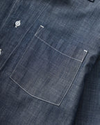 Chambray Resort Shirt - Dark Blue - Service Works