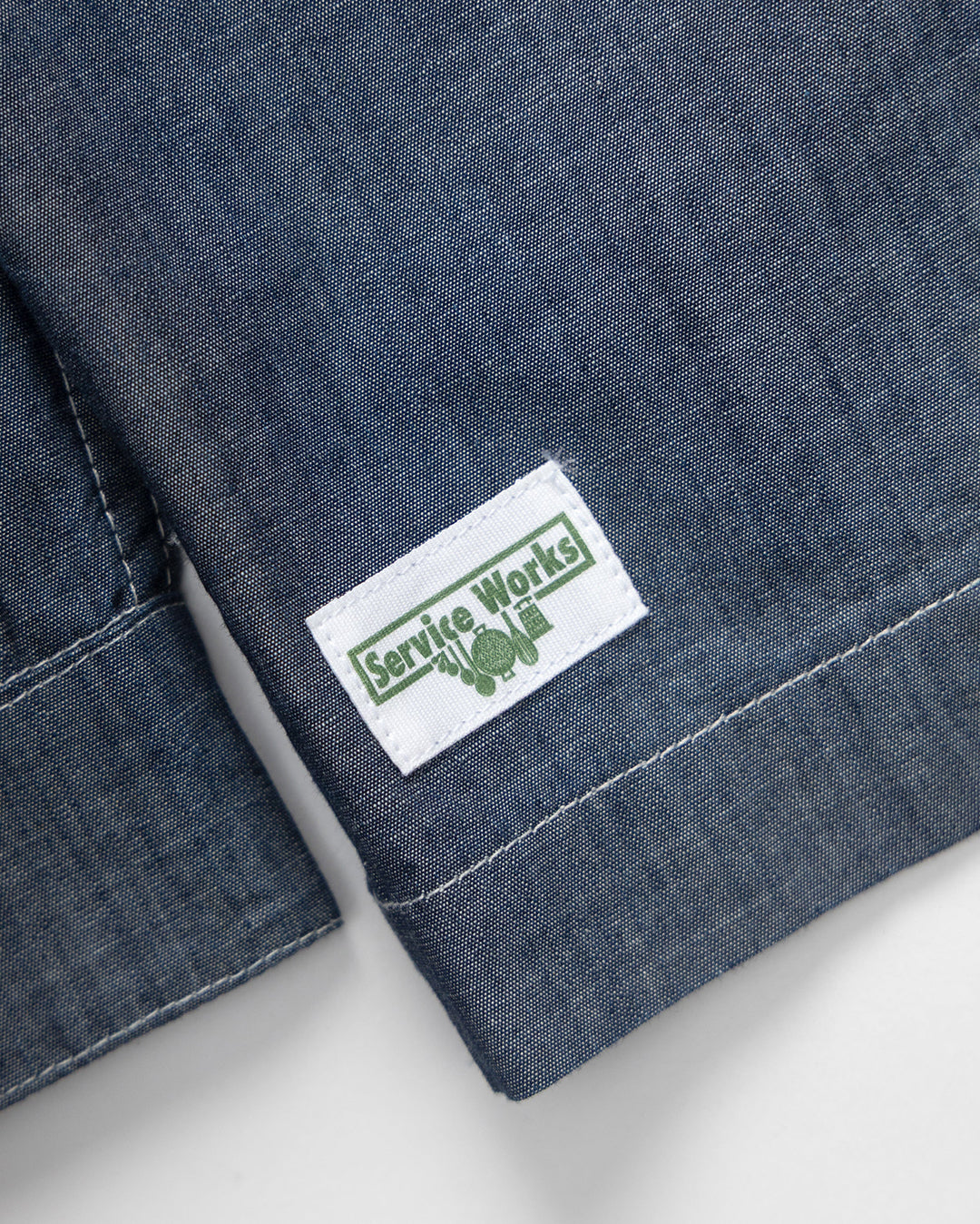 Chambray Resort Shirt - Dark Blue - Service Works