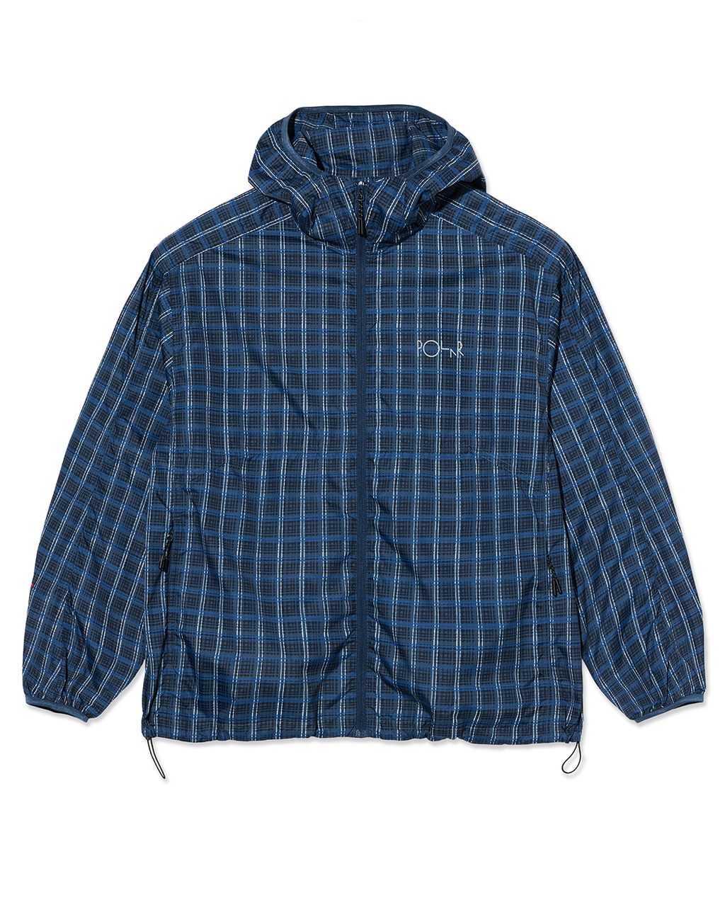 Chase Light Shell Jacket - Blue Check - Polar Skate Co