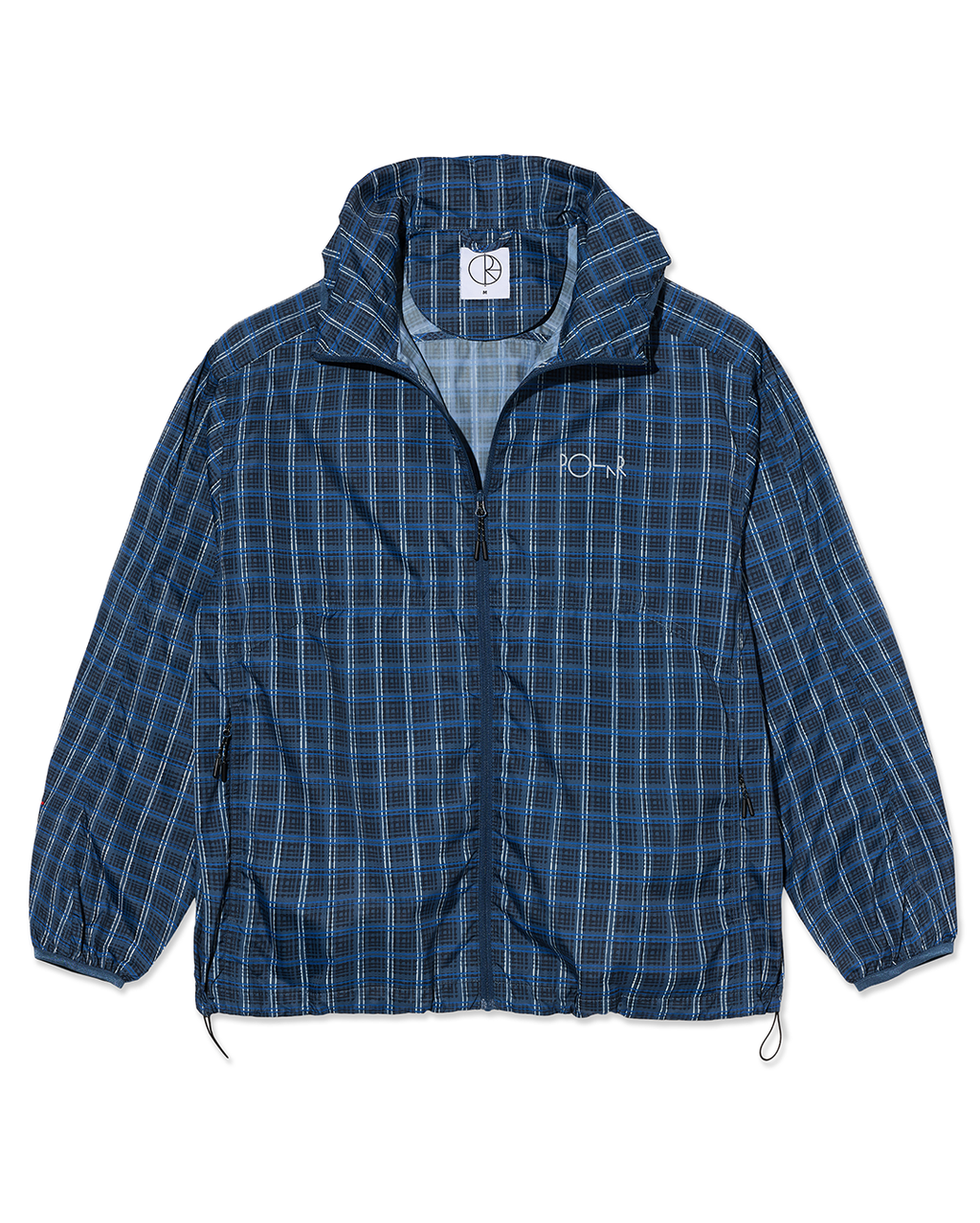 Chase Light Shell Jacket - Blue Check - Polar Skate Co