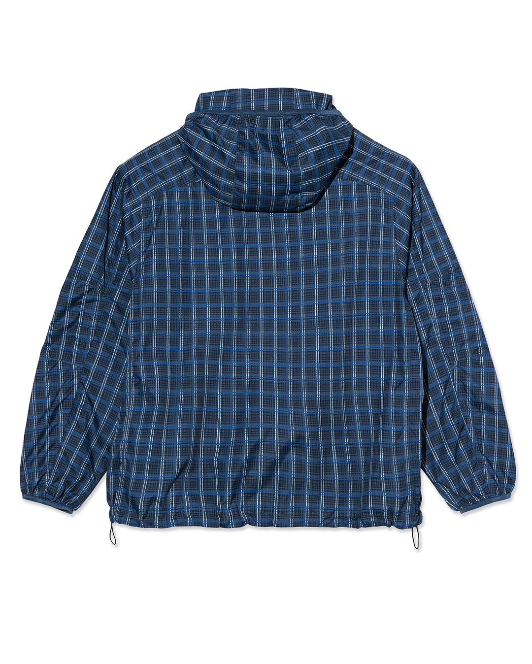 Chase Light Shell Jacket - Blue Check - Polar Skate Co