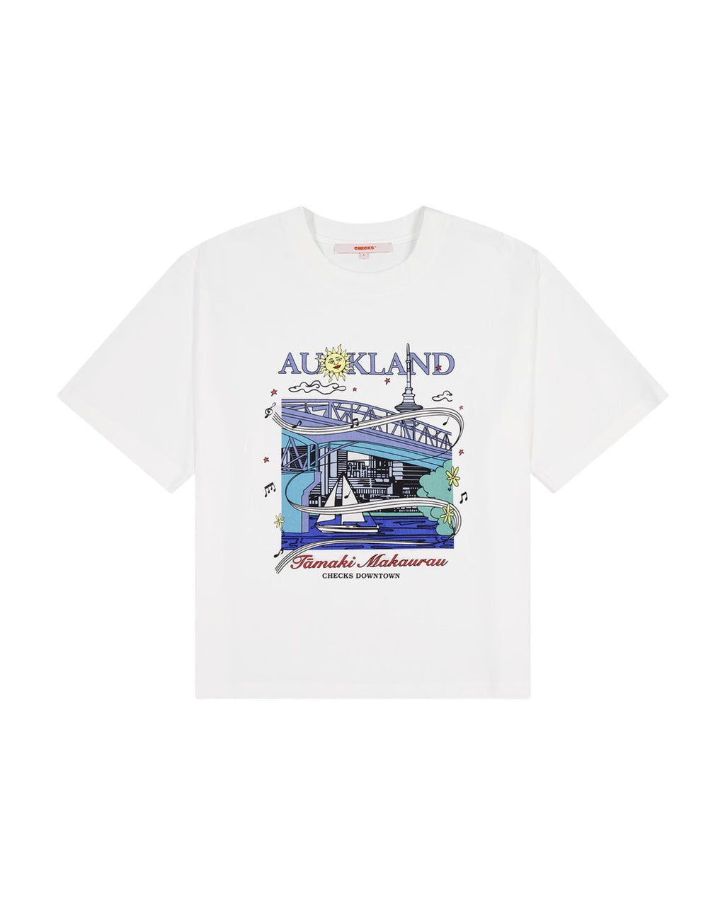 City of Sails Tee - White - Checks Downtown