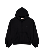 Classic Zip Hoodie - Black - Checks Downtown