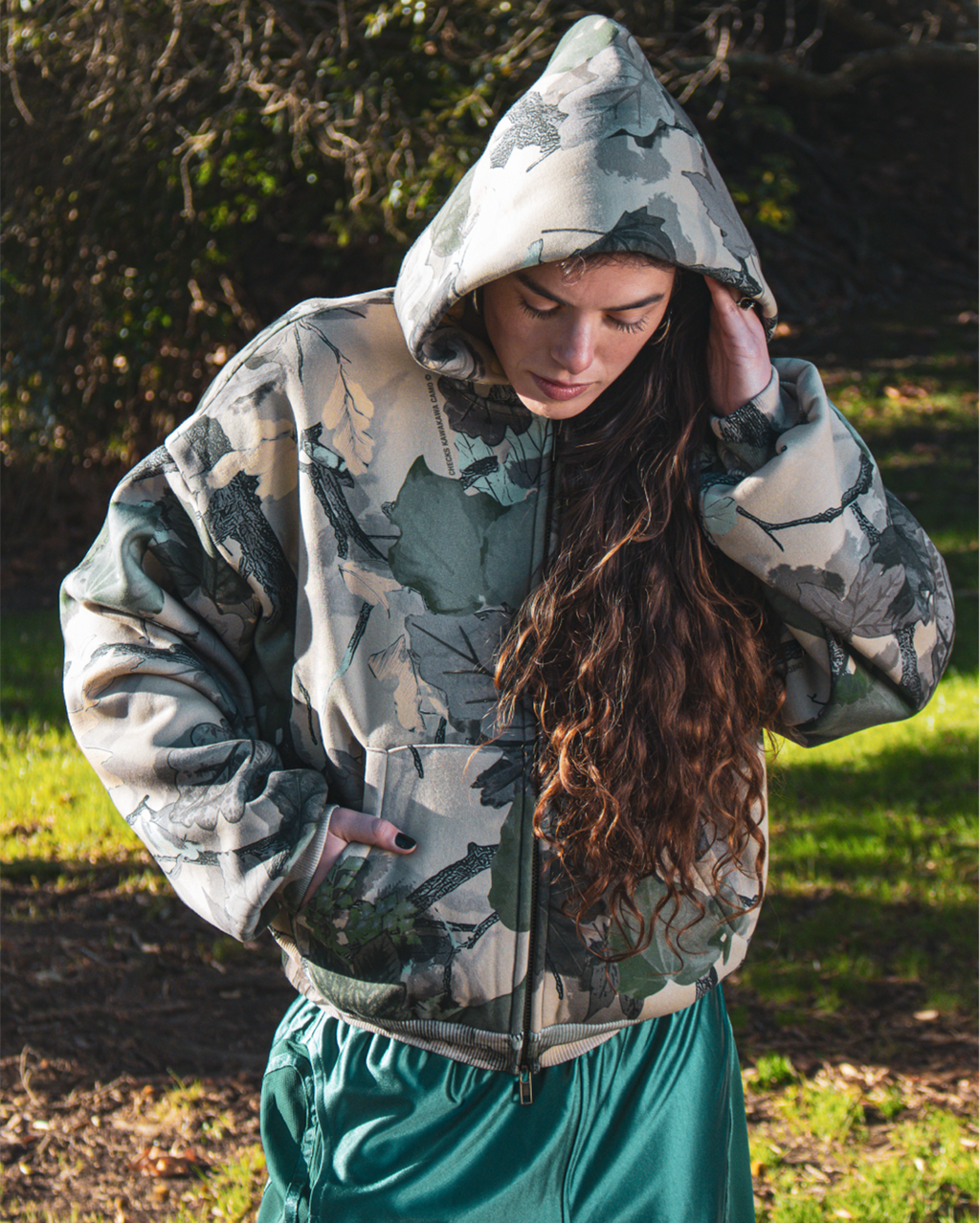 Classic Zip Hoodie - Native Camo - Checks Downtown