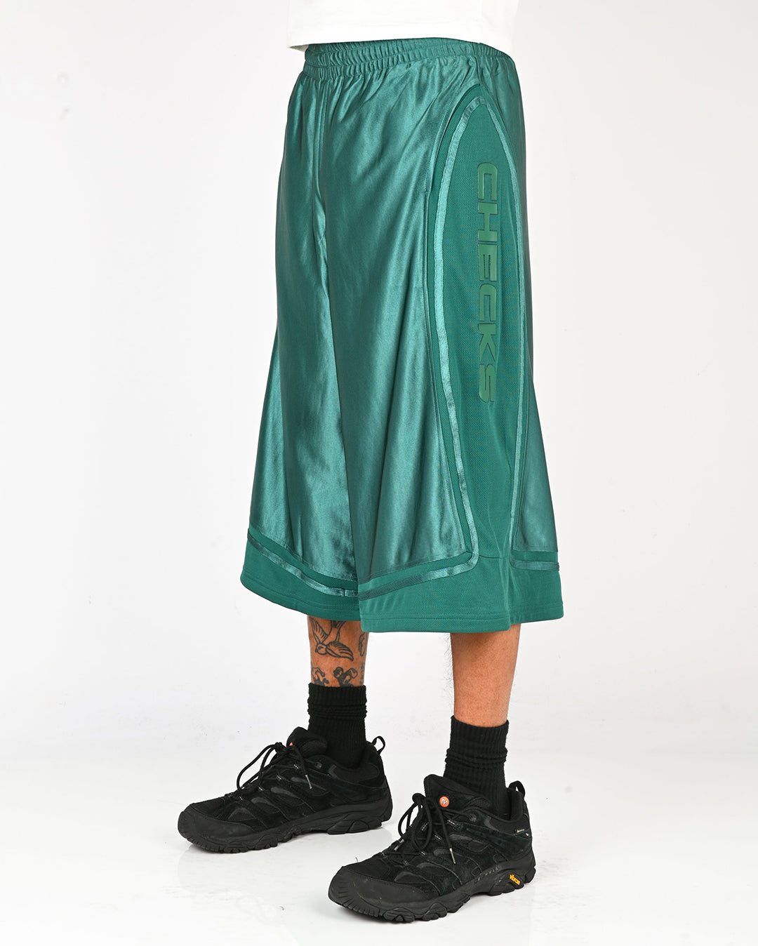 Hooper Shorts - Teal - Checks Downtown
