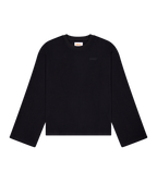 Idle Waffle Top - Black - Checks Downtown