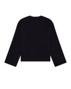 Idle Waffle Top - Black - Checks Downtown