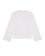 Idle Waffle Top - White - Checks Downtown
