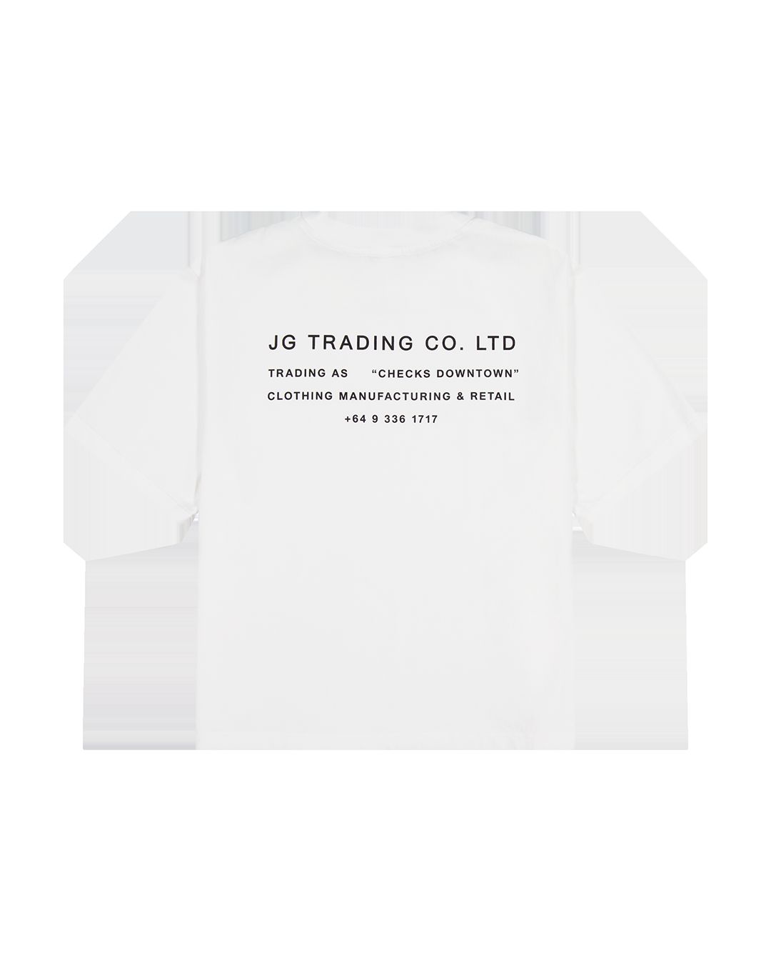 JG Trading Tee - White