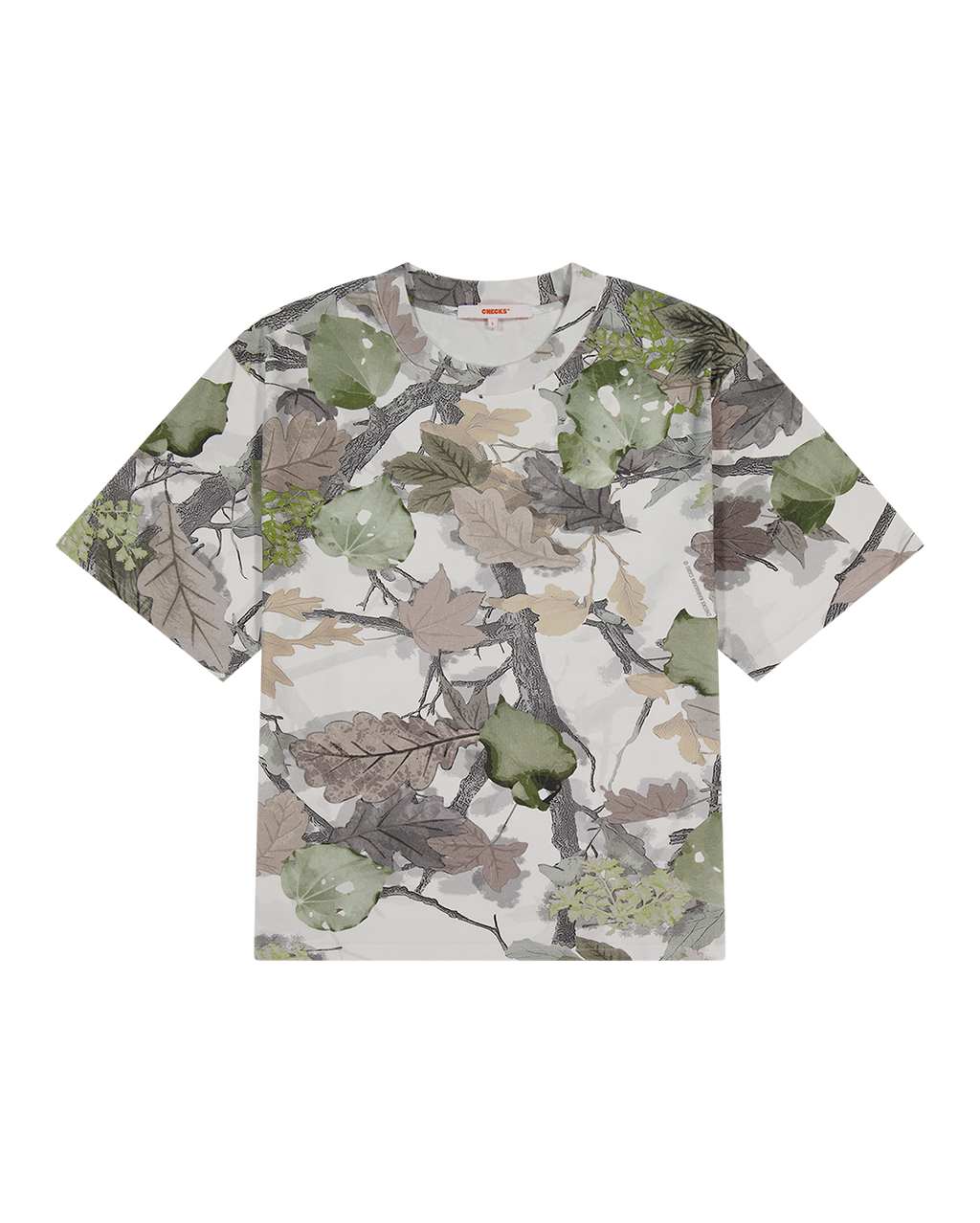 Kawakawa Camo Tee - White - Checks Downtown