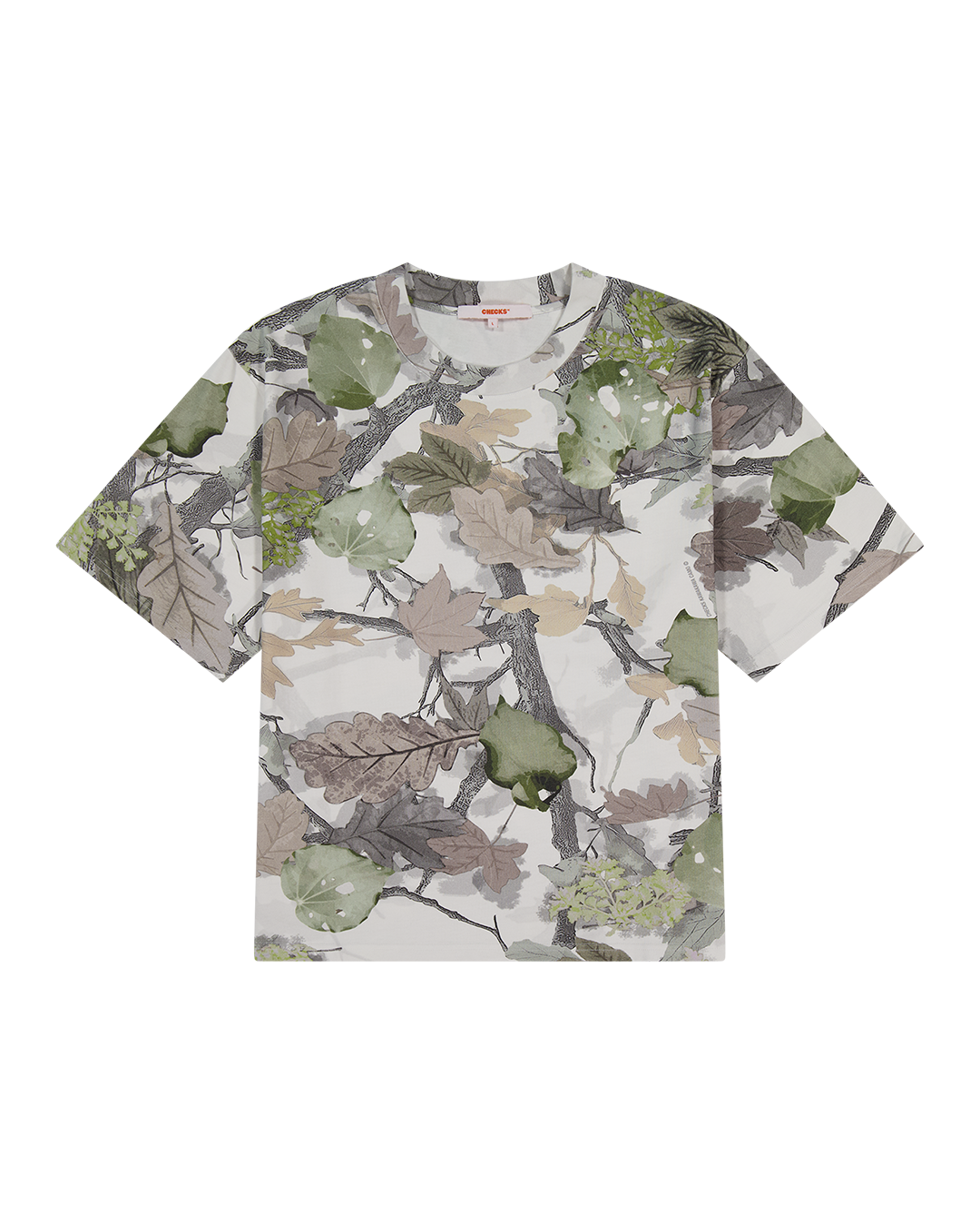 Kawakawa Camo Tee - White - Checks Downtown