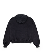 Lark Zip Hoodie - Black Wash