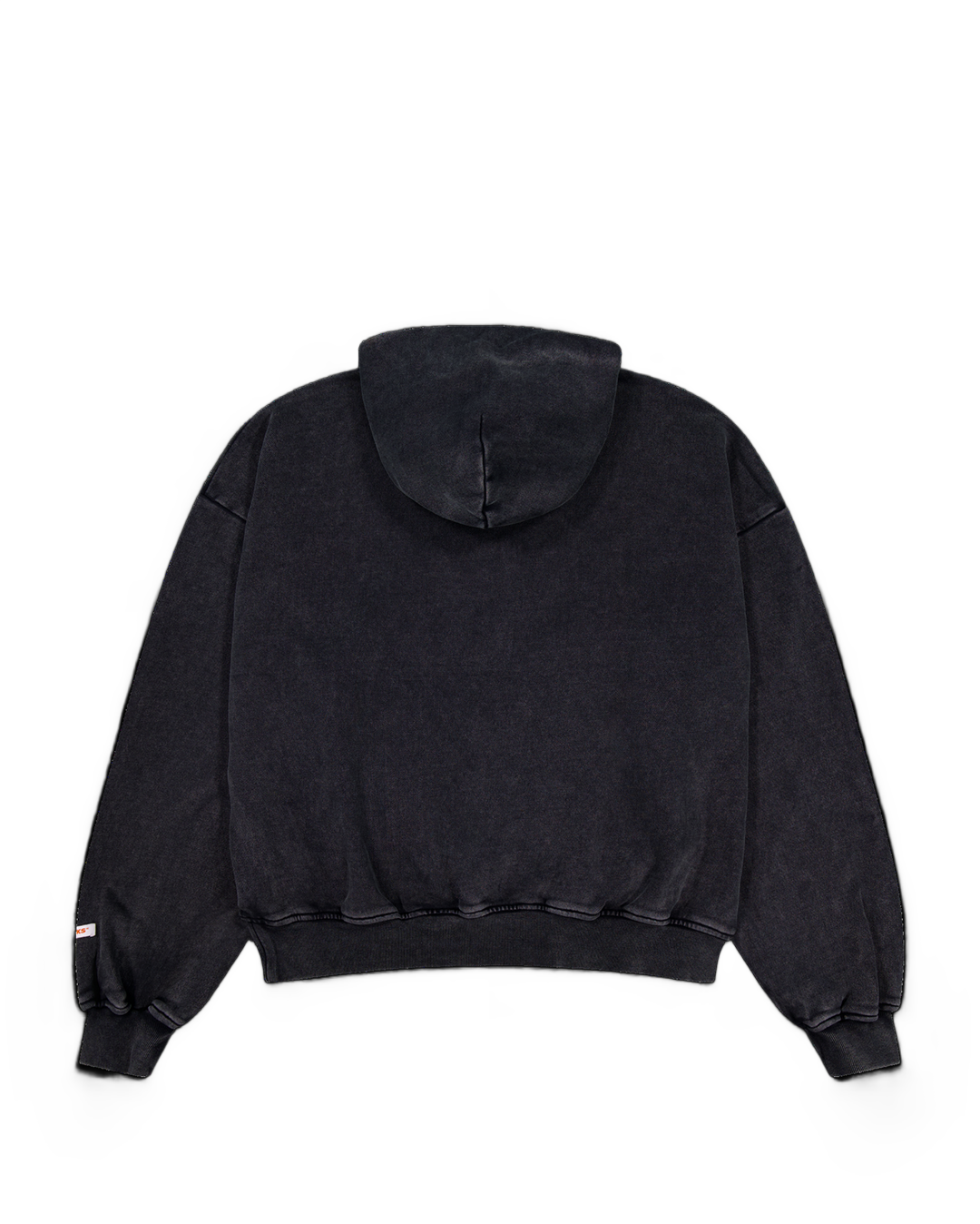 Lark Zip Hoodie - Black Wash