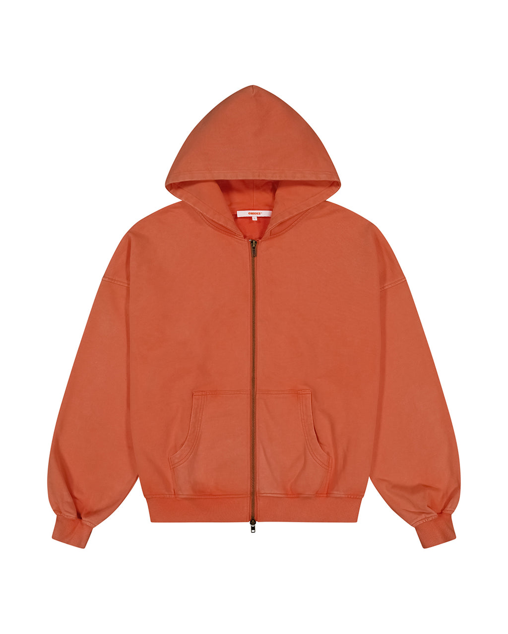 Lark Zip Hoodie - Orange - Checks Downtown