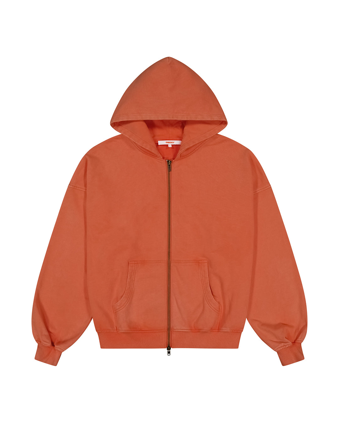 Lark Zip Hoodie - Orange - Checks Downtown