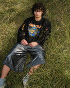 Tamaki City Series Long Sleeve Tee - Black - Checks Downtown