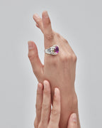 Claw Ring - Mystic Quartz / Sterling Silver - Stolen Girlfriends Club