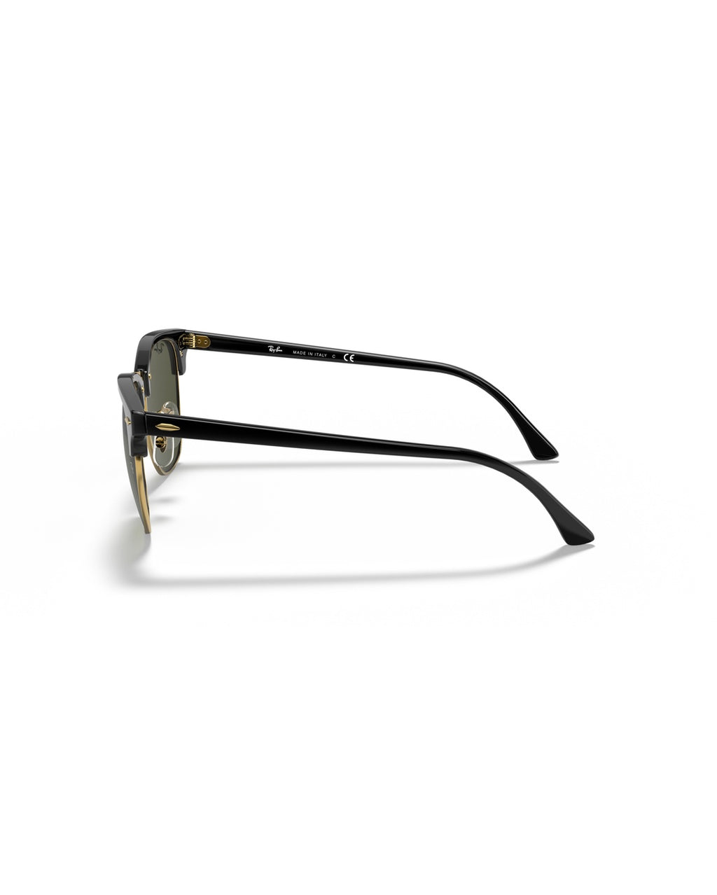 Clubmaster Sunglasses - Black on Gold/G-15 Green - Ray-Ban