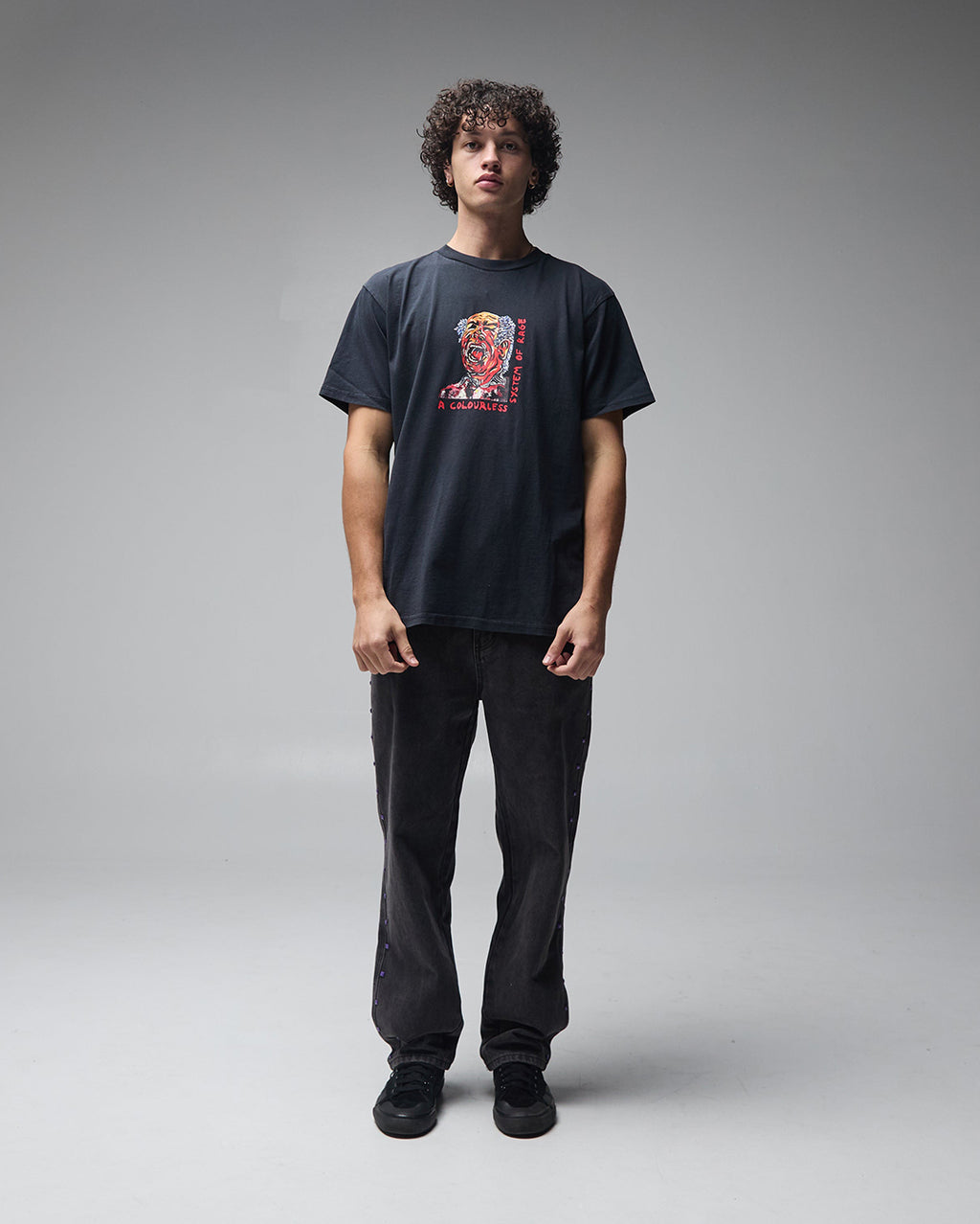 Colourless Clown T-Shirt - Merch Black - Former