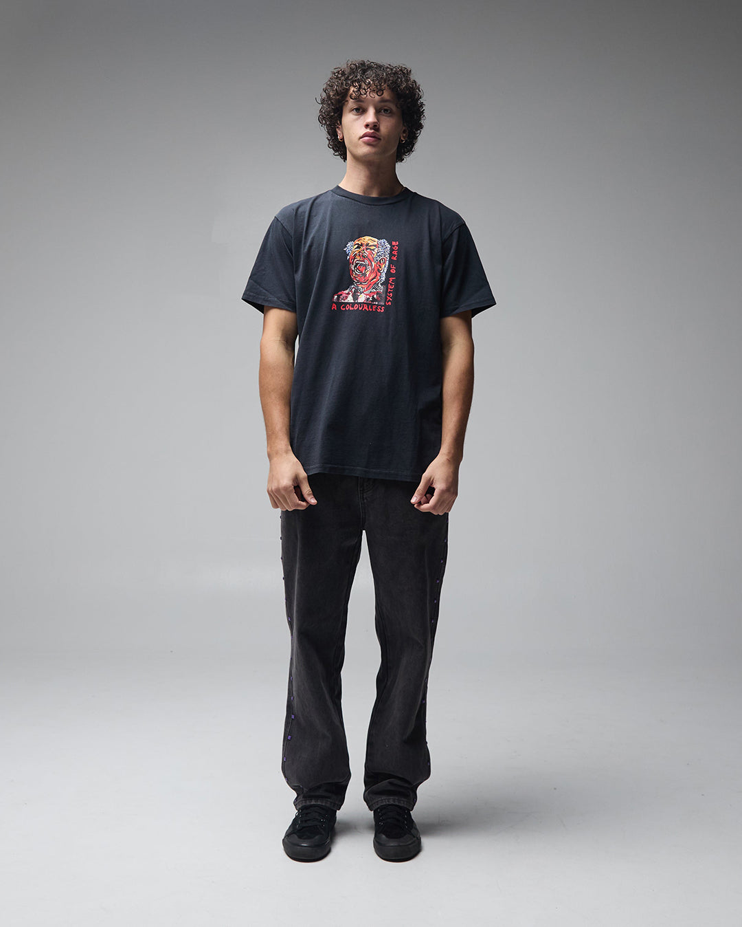Colourless Clown T-Shirt - Merch Black - Former