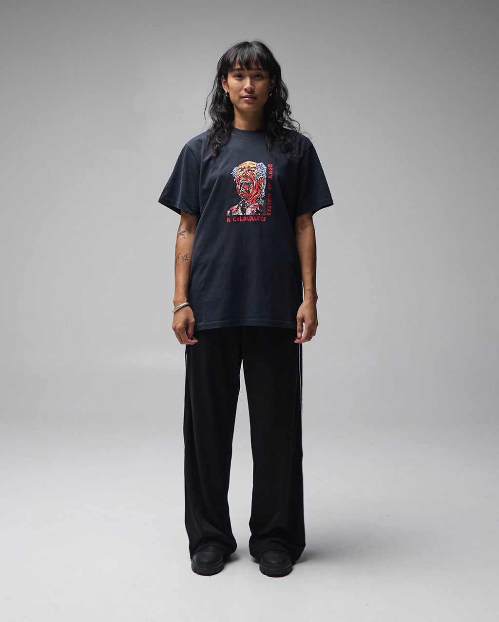 Colourless Clown T-Shirt - Merch Black - Former