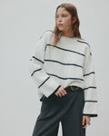 Colter Knit - Black Stripe - Nude Lucy