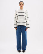 Colter Knit - Black Stripe - Nude Lucy