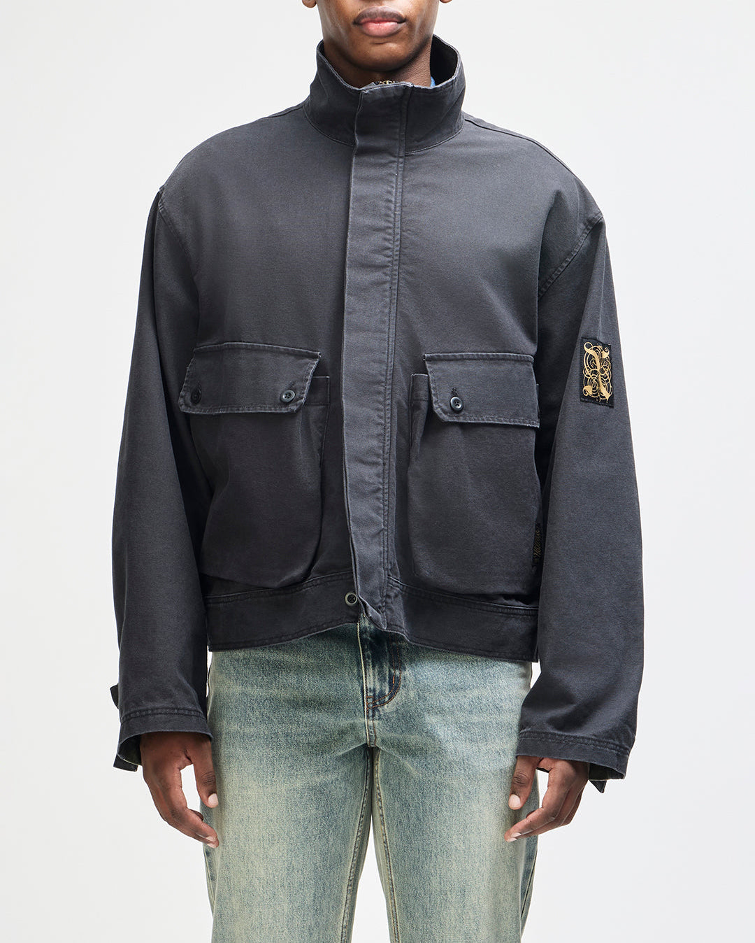 Common State Jacket - Overdyed Anthracite Grey - Deus Ex Machina