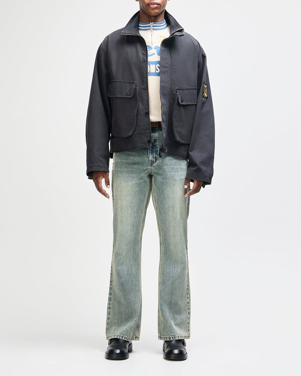 Common State Jacket - Overdyed Anthracite Grey - Deus Ex Machina