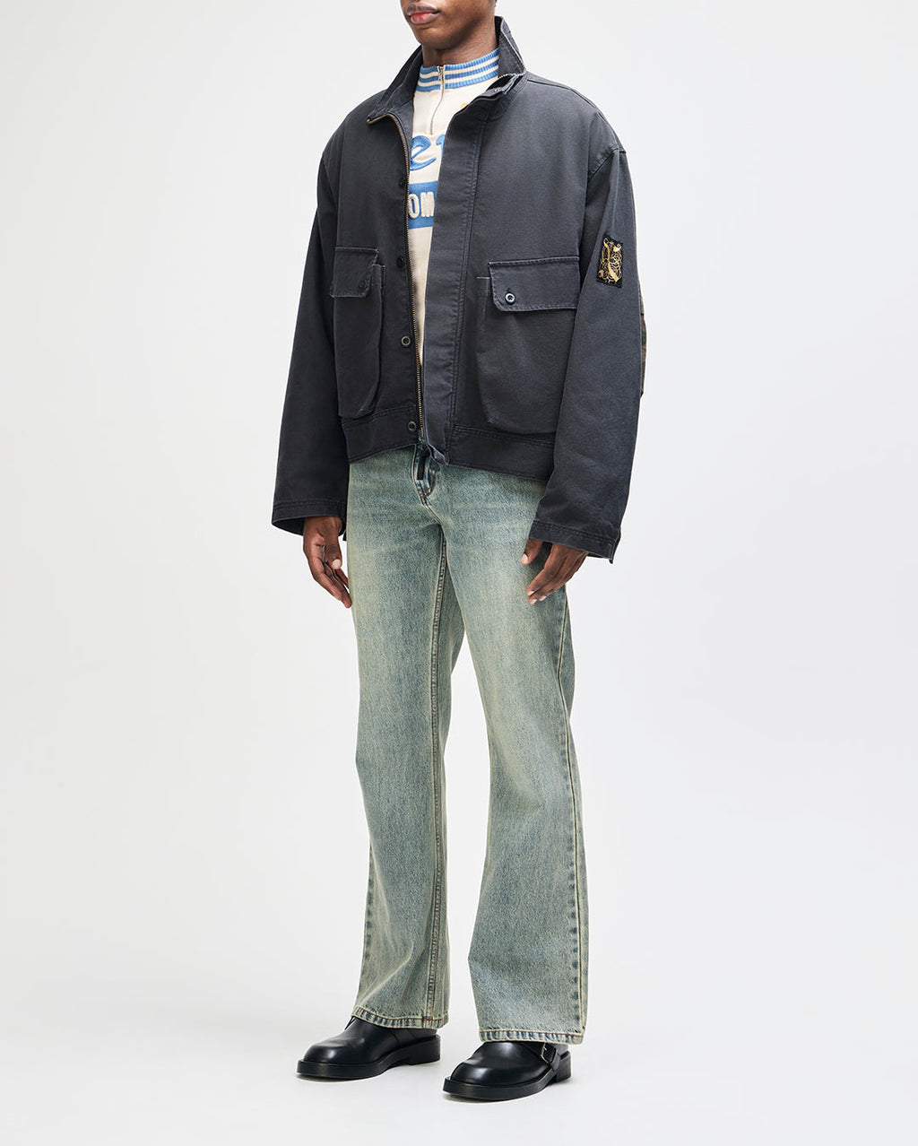 Common State Jacket - Overdyed Anthracite Grey - Deus Ex Machina
