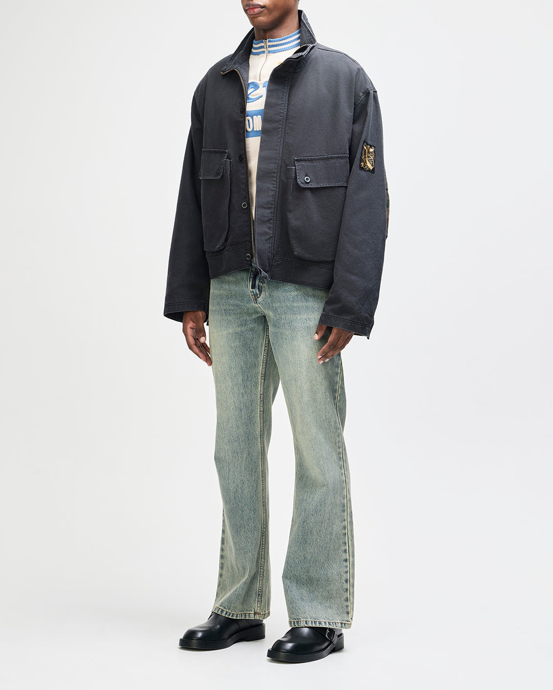Common State Jacket - Overdyed Anthracite Grey - Deus Ex Machina