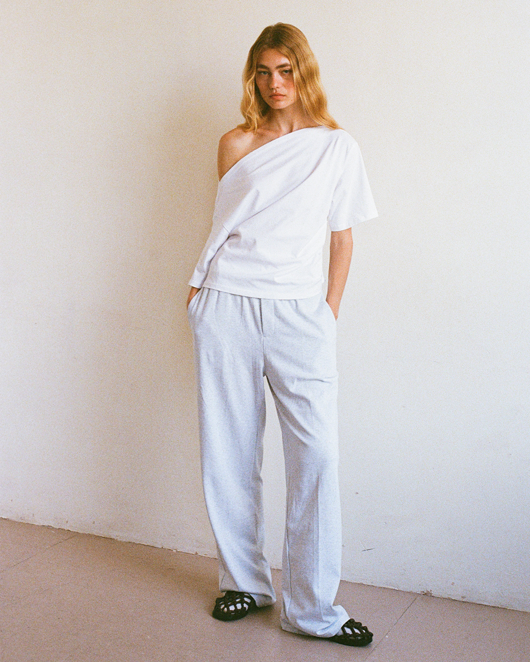 Asymmetrical Top - White