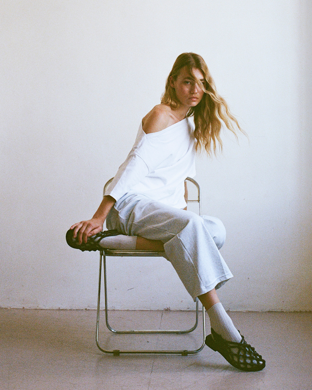 Asymmetrical Top - White