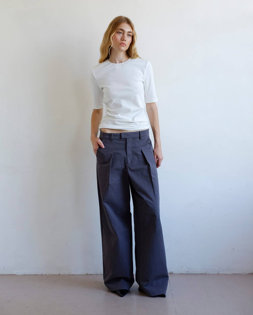 City Twill Trouser - Dark Grey