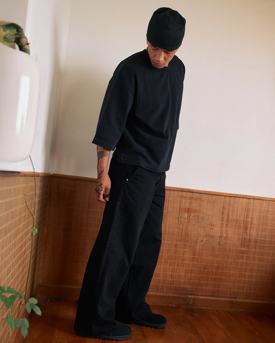 Wide Tee - Black by Checks Downtown - view 2