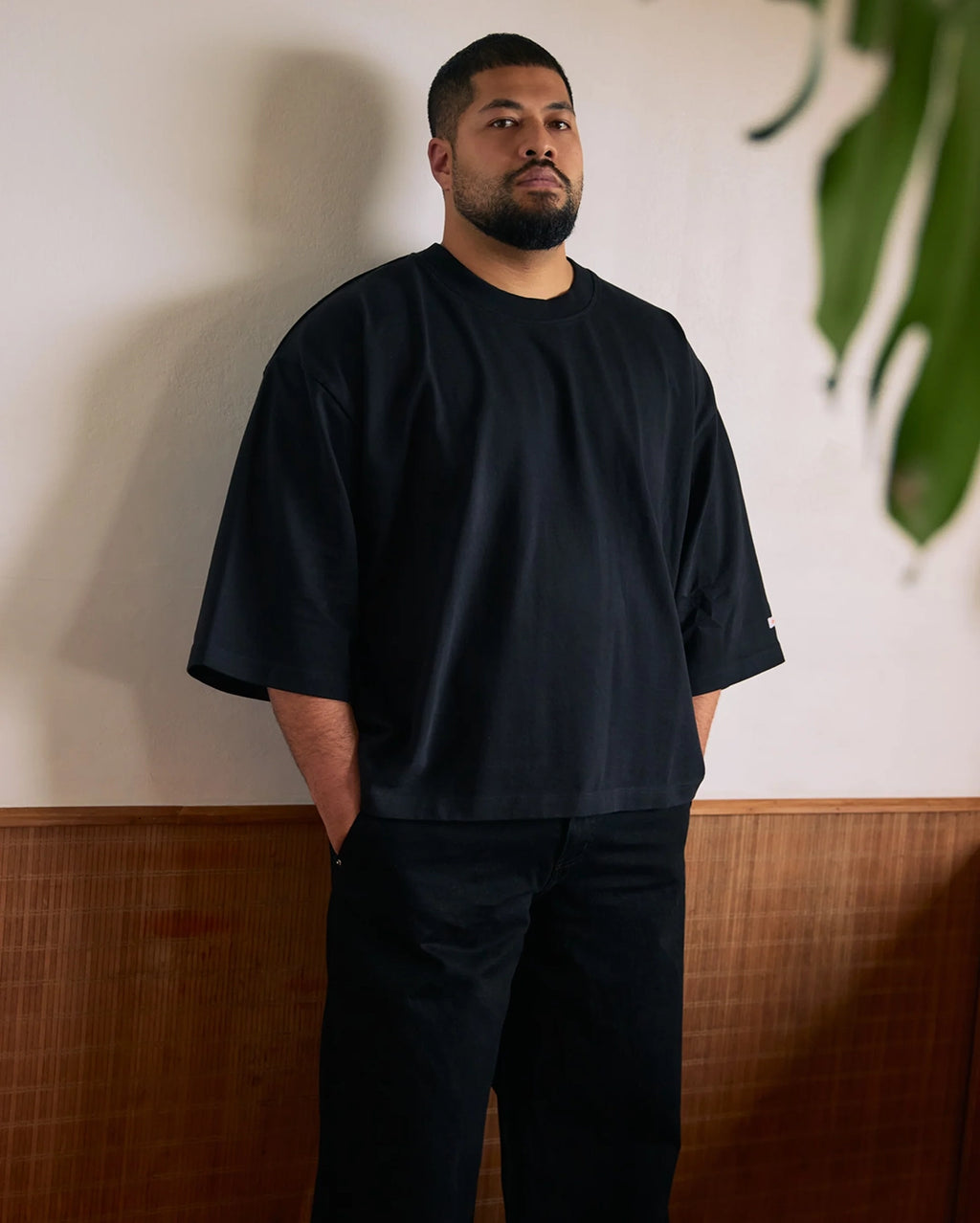 Wide Tee - Black by Checks Downtown