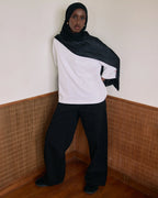 Wide Tee - White by Checks Downtown - view 3